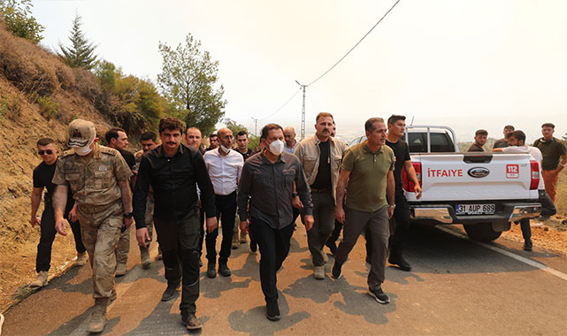 Vali Masatlı, yangın bölgesinde: Kriz yönetimi, koordinasyon ve müdahale süreçleri eşgüdüm içinde yürütülüyor;