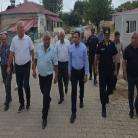 Kaymakam Algın, yol çalışmalarını gözden geçirdi