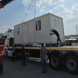 Gölbaşı'nda konteyner kentler tahliye ediliyor