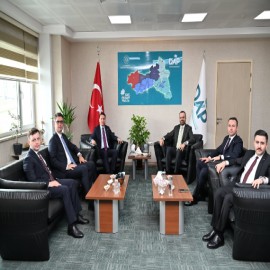 Kaymakamlardan, DAP’a iş birliği ziyareti