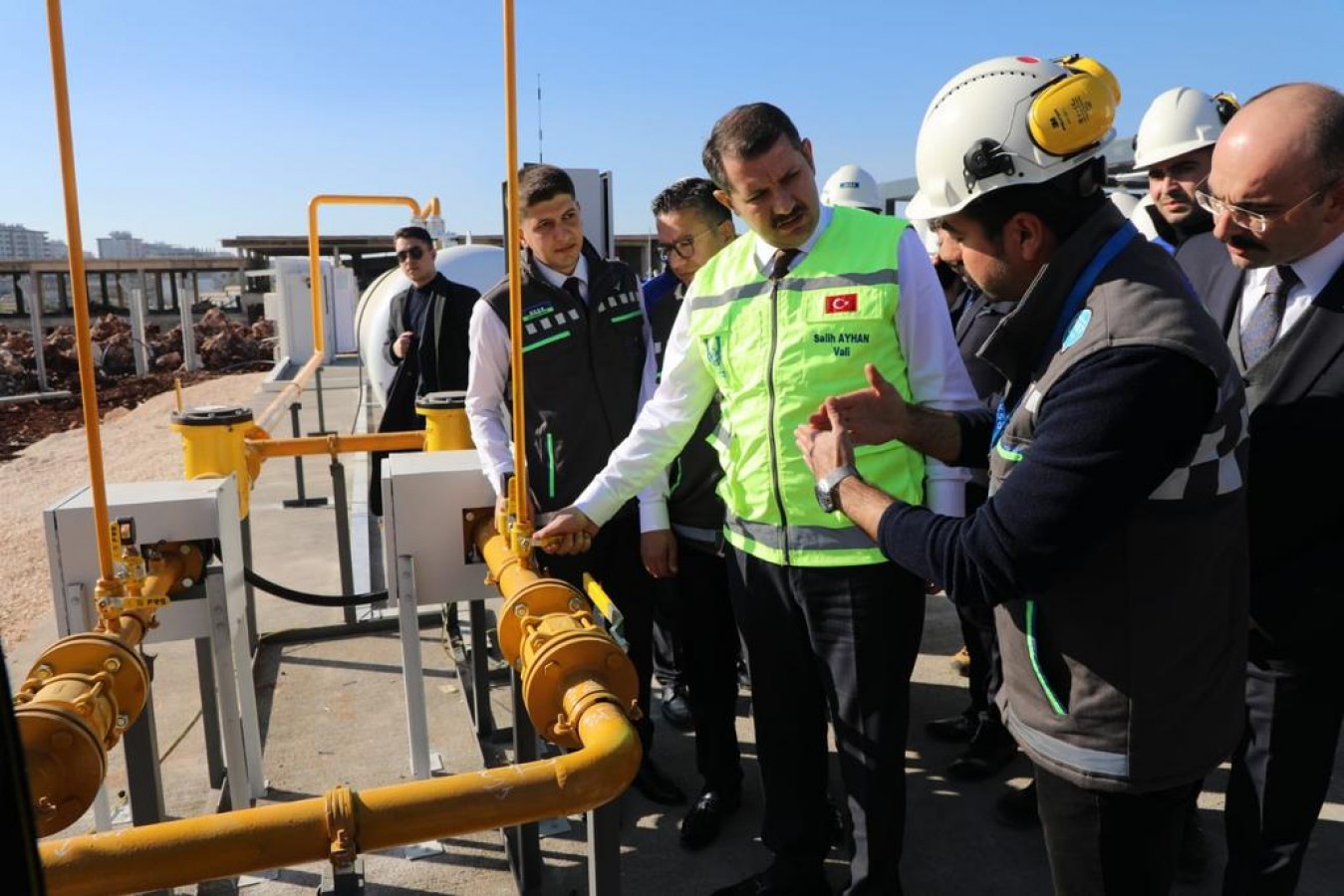 Üç ilçedeki çalışmaları yerinde inceledi