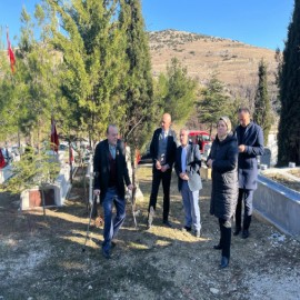 Şehit mezarları güzelleştirilecek