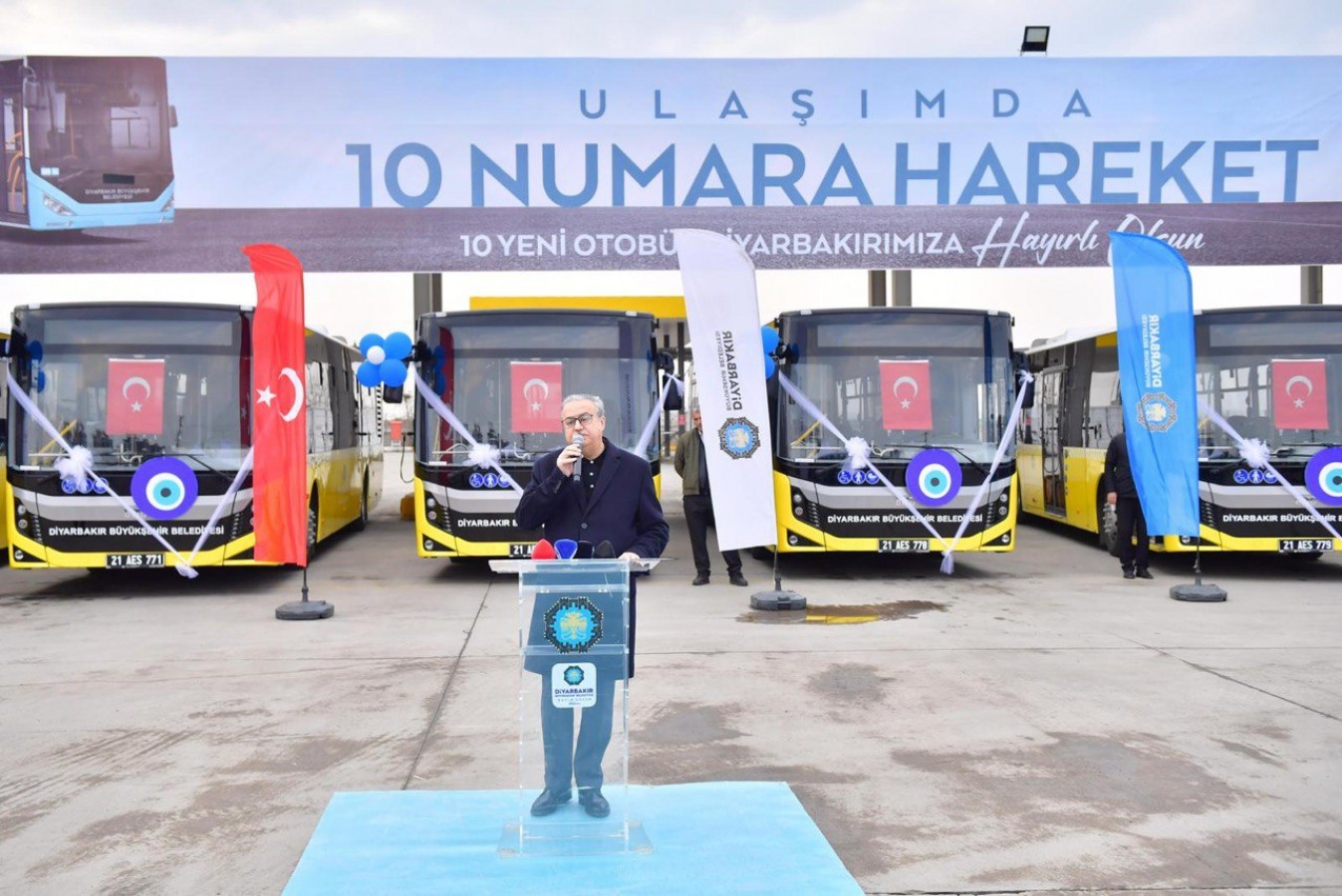 Diyarbakır ulaşımı için 10 yeni otobüs