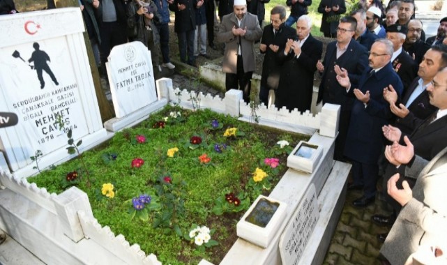 Mehmetçiğin isim babası dualarla anıldı