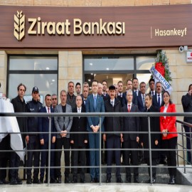 Hasankeyf’te Ziraat Bankası şubesi hizmete sunuldu