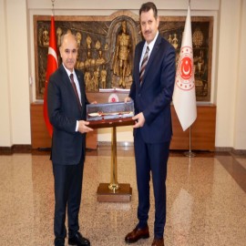 İçişleri Bakan Yardımcısı Aktaş’tan Salih Ayhan’a “Hayırlı olsun” ziyareti