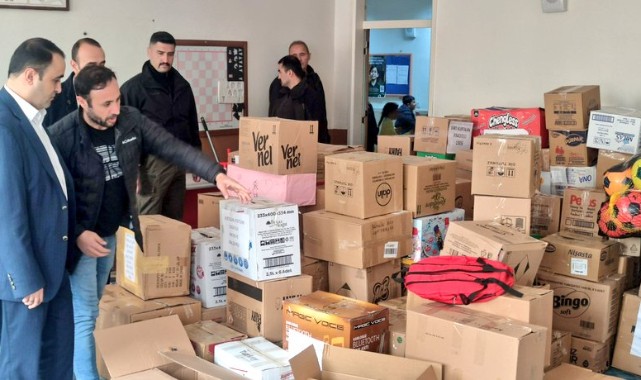 Okullardan deprem bölgesine destek