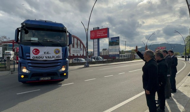 300’üncü tırı deprem bölgesine uğurladı