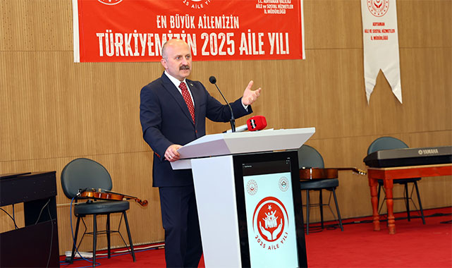 ''Sağlam ve güçlü bir toplum ancak güçlü ve düzenli ailelerden oluşur'';