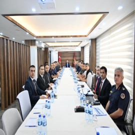 Vali Serdengeçti Osmaniye’nin güvenlik çalışmalarını masaya yatırdı