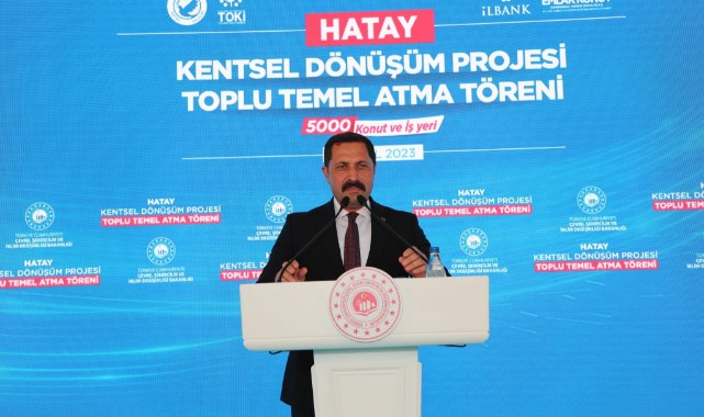 Hatay Kentsel Dönüşüm projeleriyle ayağa kalkıyor