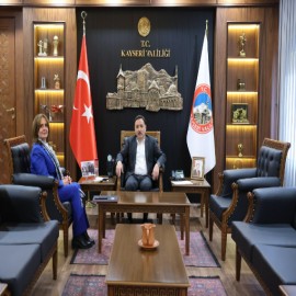 İl Müdürü Sibel Livdumlu’dan Vali Çiçek’e veda ziyareti