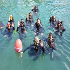 Antalya’da çevre bilinci için su altı temizliği