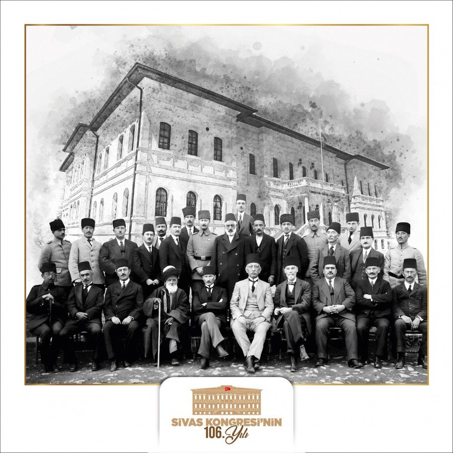 Mülki idare amirleri, Sivas Kongresi'nin 106. yılını kutladı;