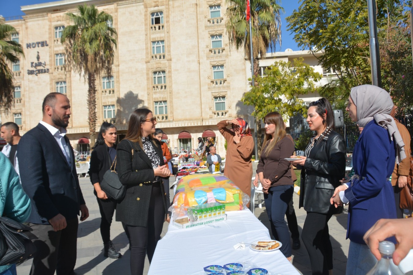 Nusaybinli SMA hastası Ali bebek için kermes