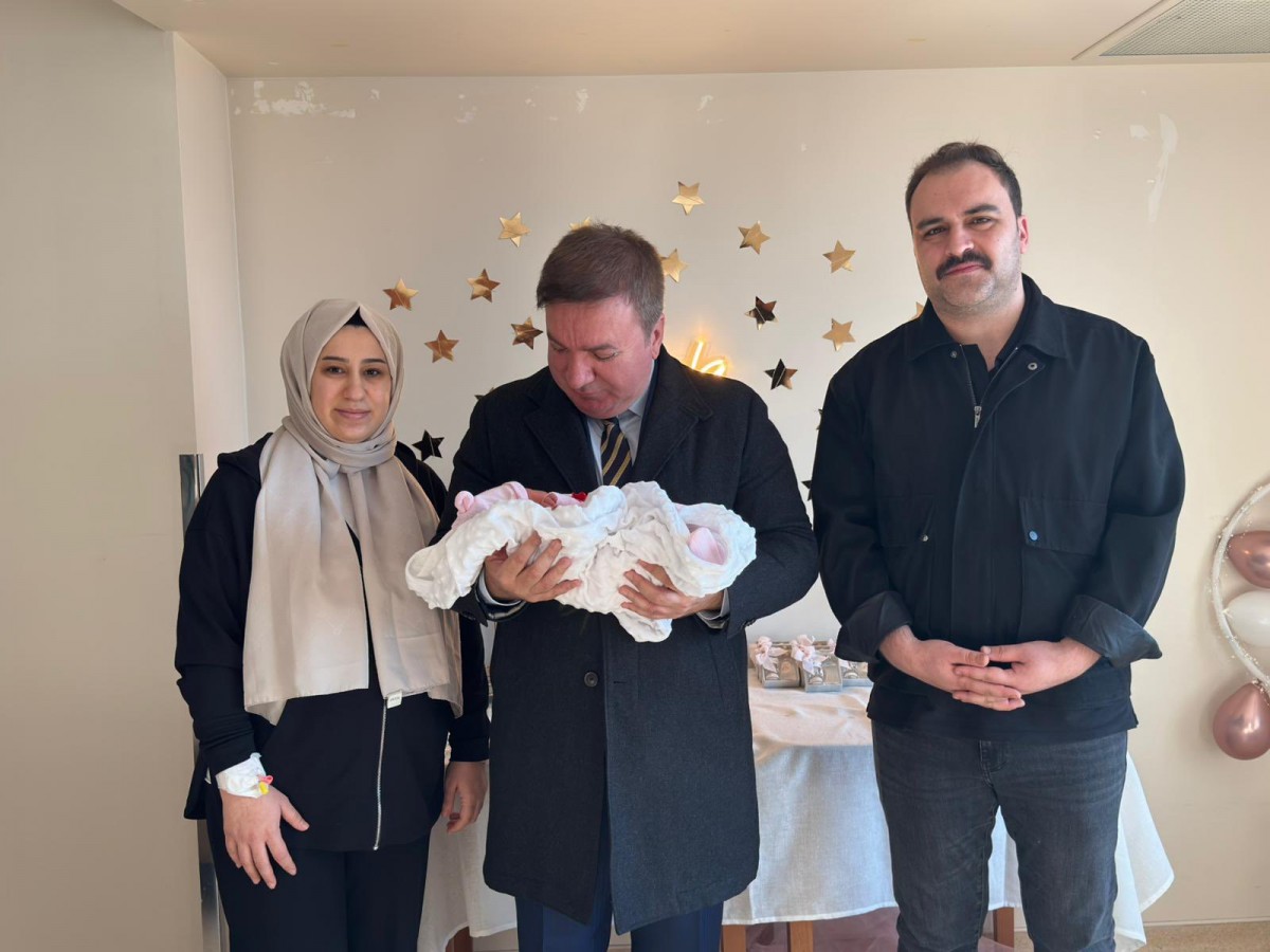 Kaymakam İsmail Battal, baba oldu;