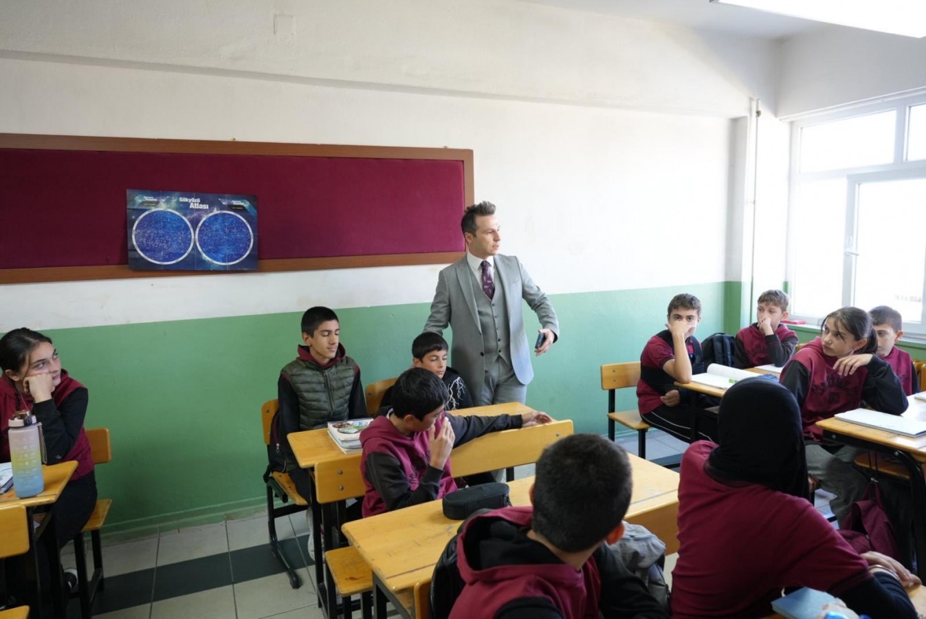 Kaymakam Karadağ'dan öğrencilere moral konuşması;