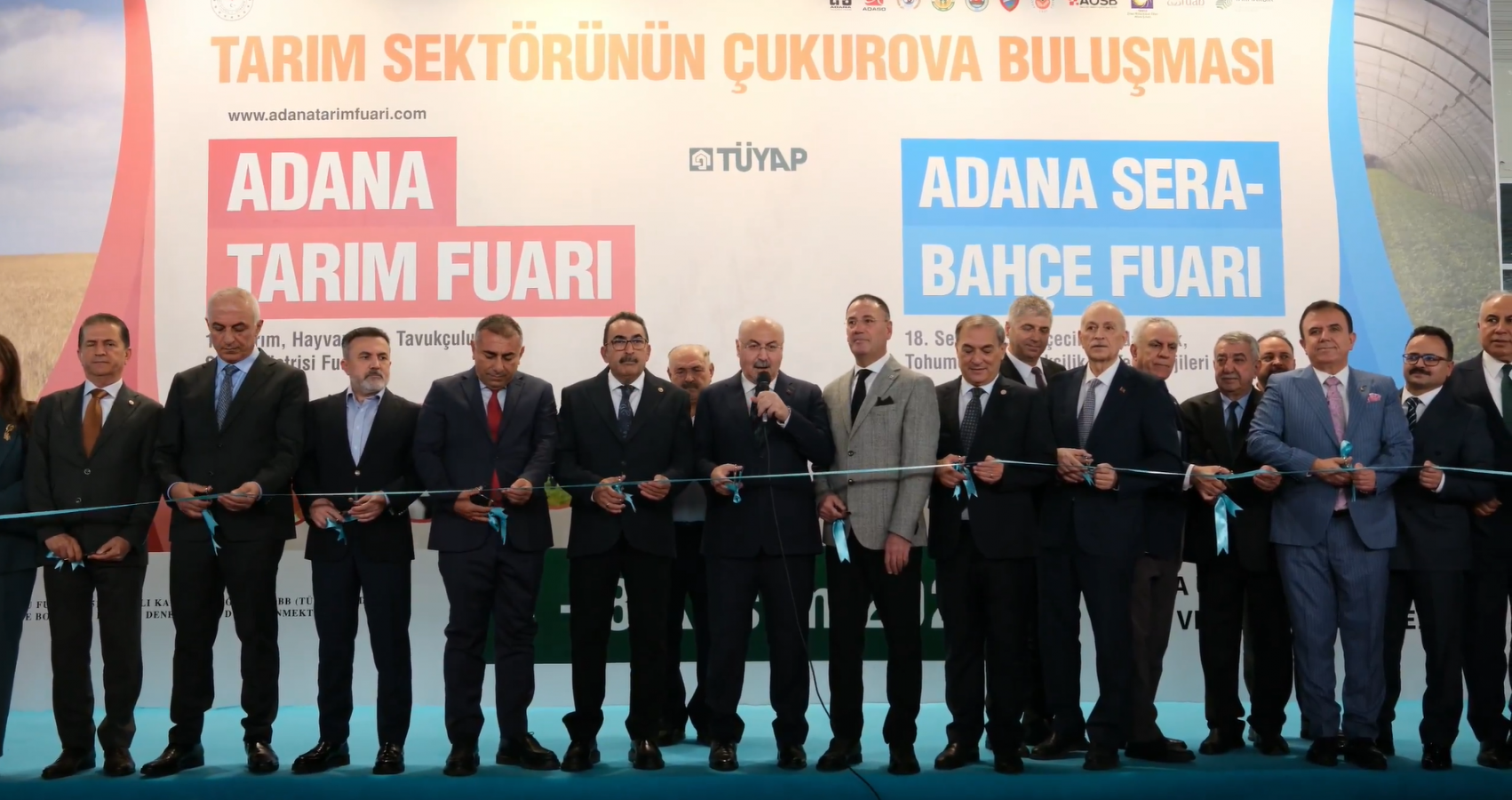 Tarımın kalbi Adana'da atıyor:  18. Uluslararası Adana Tarım, Sera ve Bahçe Fuarı açıldı;