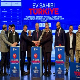 Van’da 6 bin 803 konutun kurası çekildi