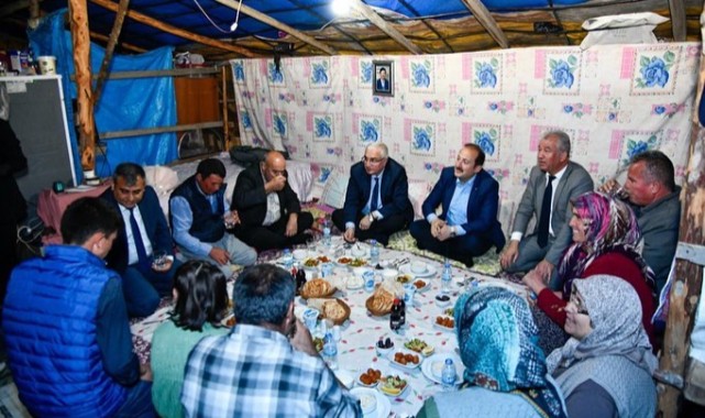 Yörük çadırında iftar