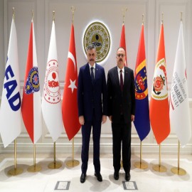 Bakan Mustafa Çiftçi, Vali Yakup Canbolat’ı kabul etti