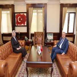 Bakan Yardımcısı Yiğitbaşı, Fidan’a yeni görevinde başarılar diledi