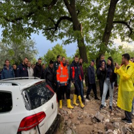 Niğde Gümüşler’de sel felaketi