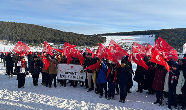 Erzincanlı izciler Sarıkamış şehitlerini unutmadı;