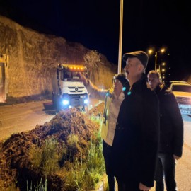 Batman'da heyelan! Üniversitenin yolu ulaşıma kapandı