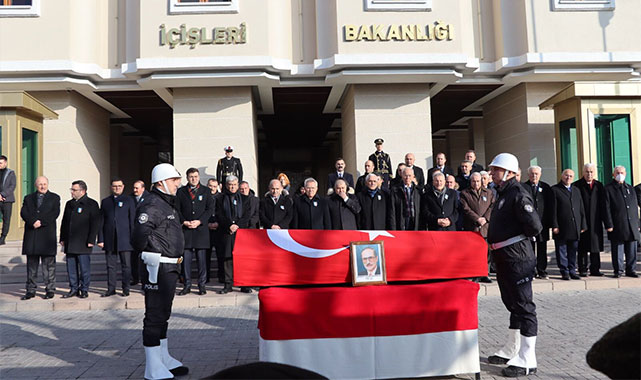 Mülki İdari Amiri Metin Köksal son yolculuğuna uğurlandı!;