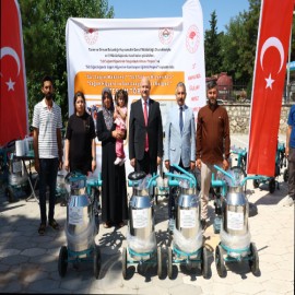 Deprem bölgesinde hayvancılığa güç veren destek