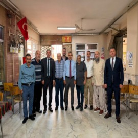 Beyoğlu Kaymakamı Atakan Atasoy Okmeydanı esnafıyla buluştu