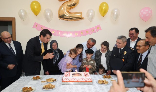 Şehidin adı kızının doğum gününde polis merkezine verildi