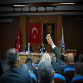 Muhtarlar sorunlarını anlattı, Vali Çelik dinledi