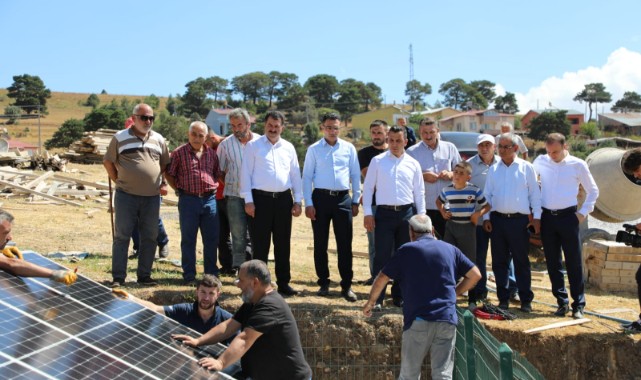 Köylüler 4-5 bin liralık elektrik faturasından kurtuldu