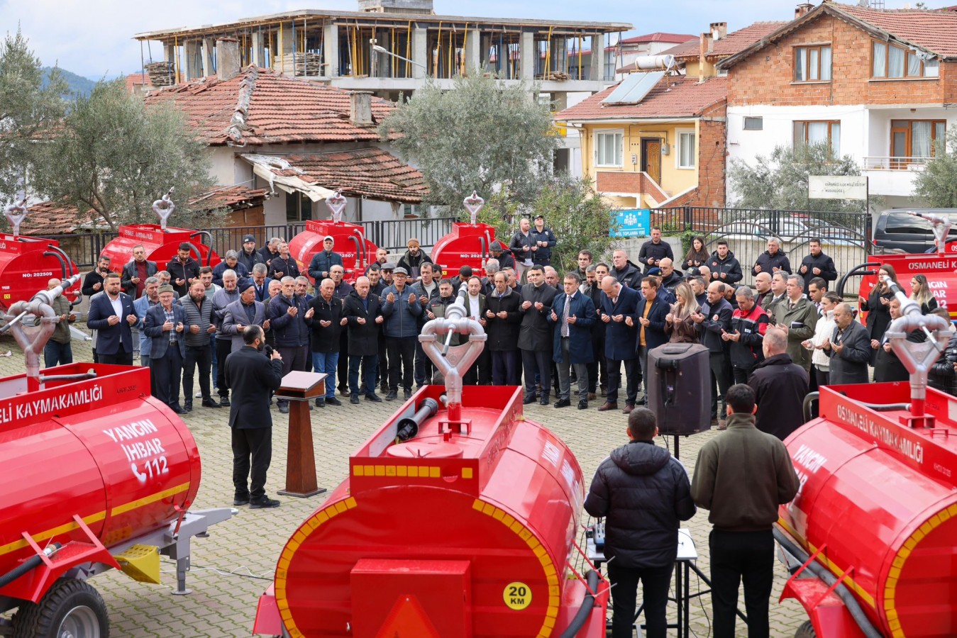 Bilecik'te yangın söndürme tankeri olmayan köy kalmadı;