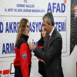 Edirne, afetlere hazırlanıyor