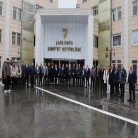 TİMBİR heyeti, Şanlıurfa Emniyetini ziyaret etti