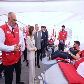 “Kan bağışı hayat kurtaran önemli bir sorumluluk”