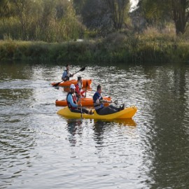 Vali Yılmaz, Ceyhan Nehri'nde kano yaptı
