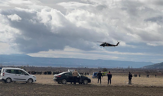 Isparta'da helikopter düştü: 6 asker şehit oldu!;