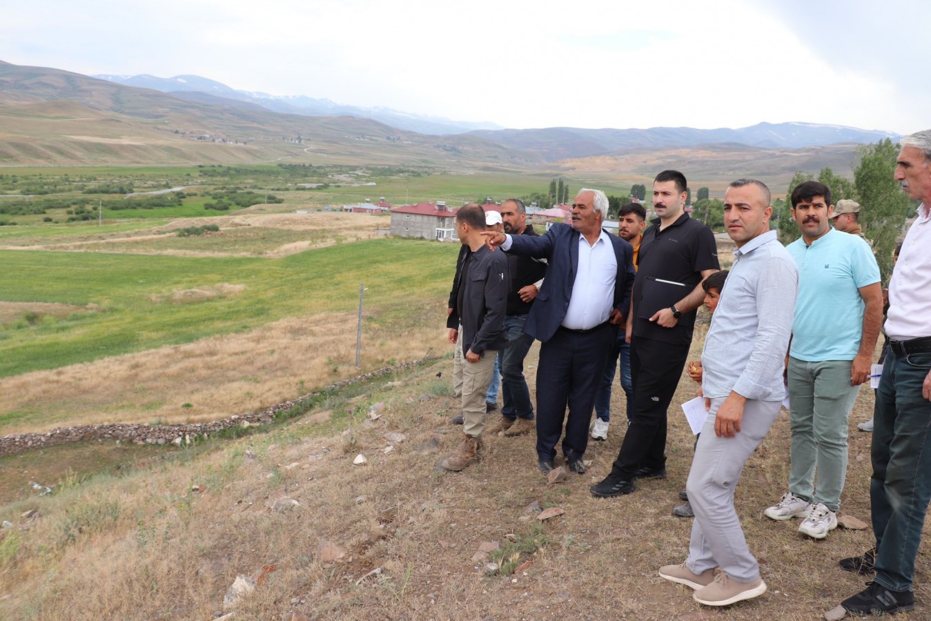 Kaymakam, çalışmalar için sahada keşif yaptı