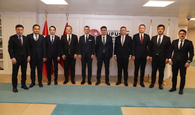 Kaymakamlardan Şefik Aygöl’e ziyaret