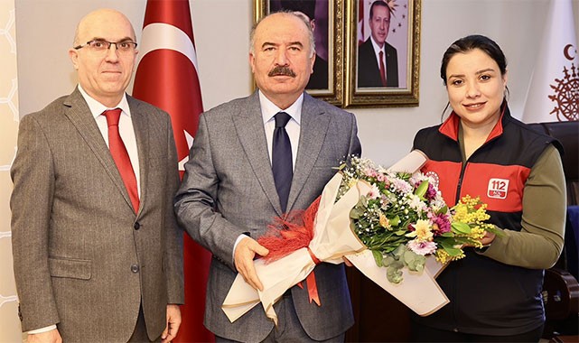 Vali Çalgan, saniyelerle yarışan 112 kahramanlarının gününü kutladı!