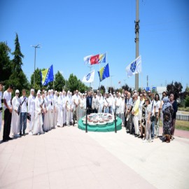 Biga'da anlamlı tören: "Srebrenitsa Soykırımı'nı unutmadık, unutmayacağız!"
