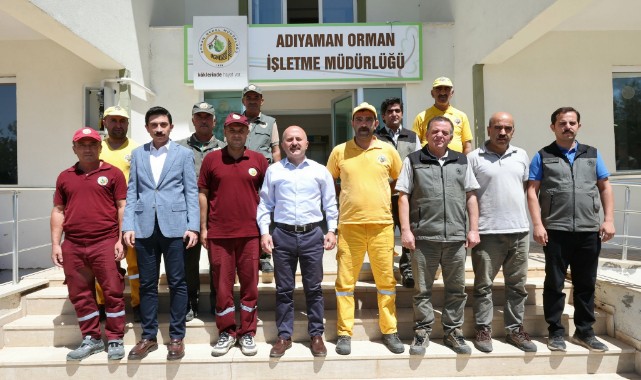 Adıyaman Valisi Dr.Osman Varol Orman İşletme Müdürlüğünü Ziyaret Etti