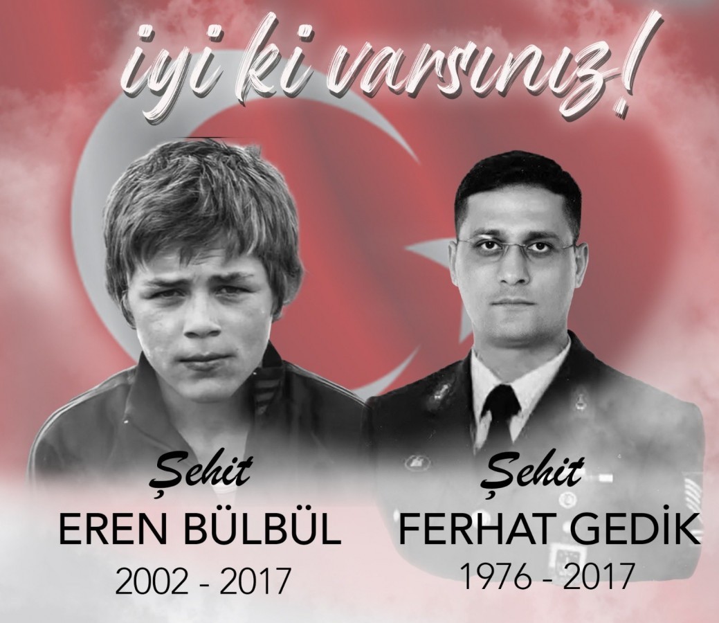 MİA, şehit Eren Bülbül ve Başçavuş Ferhat Gedik'i unutmadı