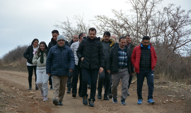 Haftanın yorgunluğunu doğa yürüyüşü ile attı