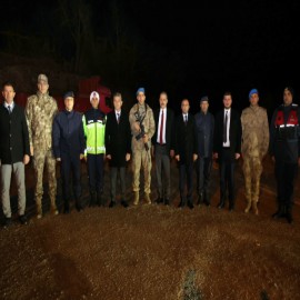 Vali Ergün ve Milletvekili Çelik’ten uygulama noktalarına ziyaret