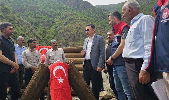 Kaymakam Gülderen, arıcılara sepet dağıttı